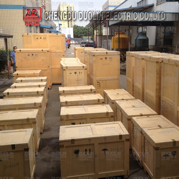 Copper Aluminium Hot Forging Induction Heating Furnace Automatic Induction Billet Preheating Equipment