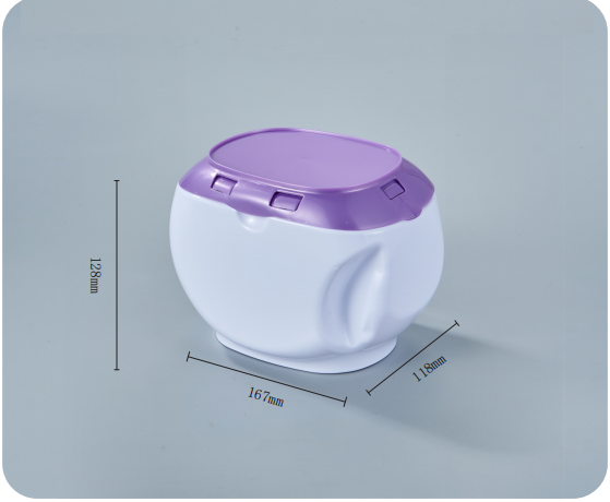 128mm Press Cap 0.6kg Laundry Detergent Storage Tin
