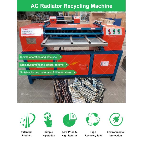 Radiator Copper And Aluminum Separator Radiator Separating Machine