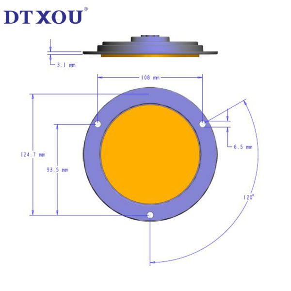 12V LED Trailer Tail Lights Stop Rear Indicator Reverse lamp