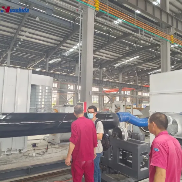3LPE Coating Pipe Production Line with 50-4200mm Diameter Range, Induction Heating, and SA2.5 Surface Treatment