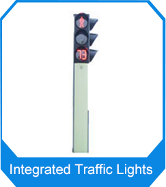 Free Sample High Brightness Mini Intelligent Countdown Timer LED Traffic Light Module 100mm