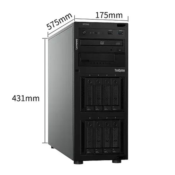 DDR4 Memory Lenovo ThinkSystem ST258 Tower Server Enterprise Level and Customizable
