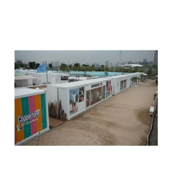 20FT/40FT Shipping Container Shopping Mall / Container House Prefab Office Container