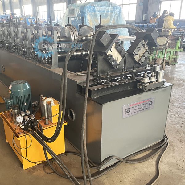 Double Line Customized U Profile Stud Track Roll Forming Machine For Spain