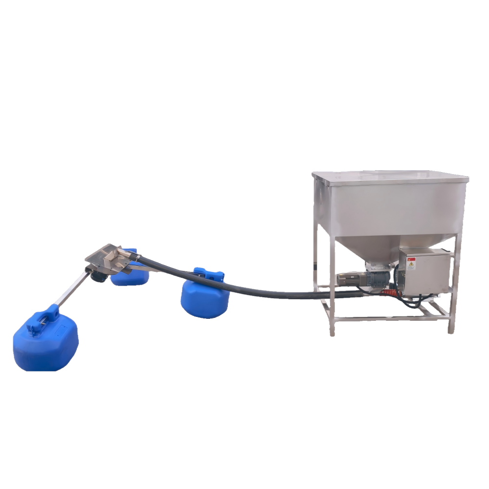 Fish / Tilapia Pond Automatic Feeding Machine 180 Degree with Remote Control Function