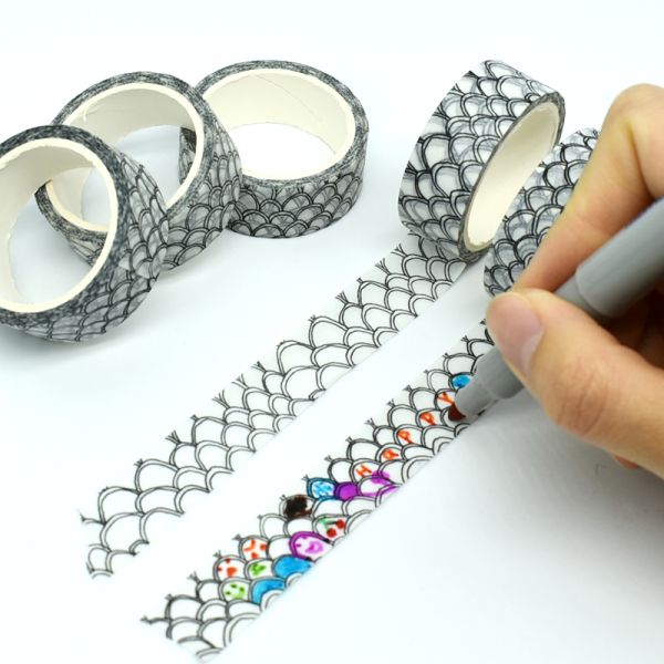Gift Packing Creative Writable Masking Washi Tape