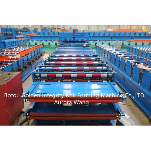 Double Layer Roll Forming Machine Roll Formers Metal Roofing Steel Sheet Wall Panel Tile Making Machine