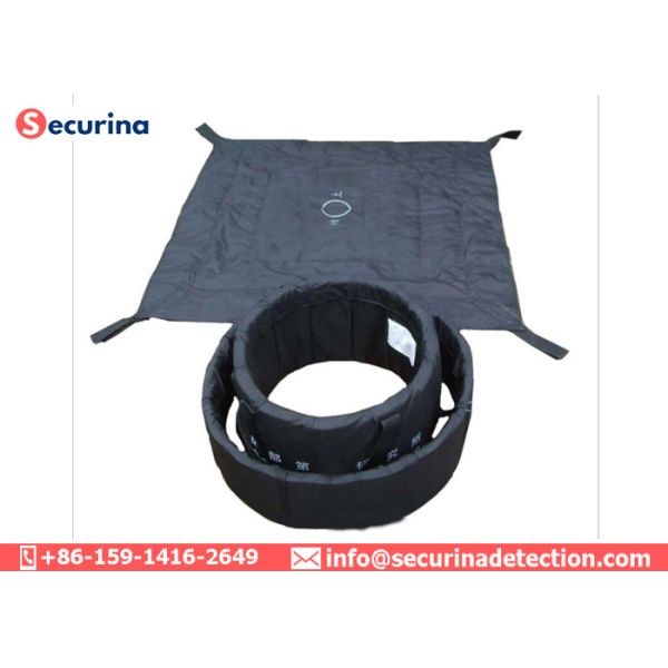 1.6m Width Bomb Suppression Blanket And Safety Circle For Temporary Barrier