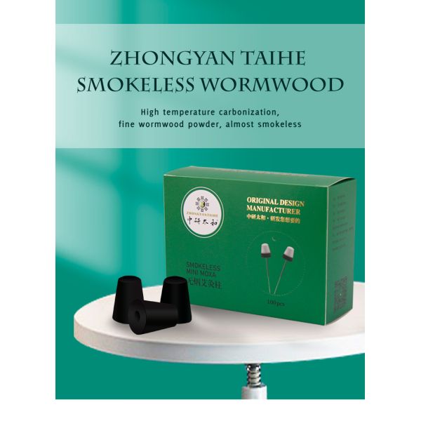 Carbonization Moxibustion Stick , Pure Smokeless Moxa Rolls