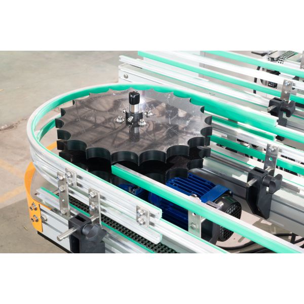 High Speed Automatic Can Collecting Conveyor For Metal Cans