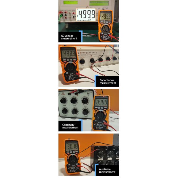 Manual And Auto Range Digital Meter Voltmeter AC DC Digital Multimeter MAX And MIN Measurement NCV Function