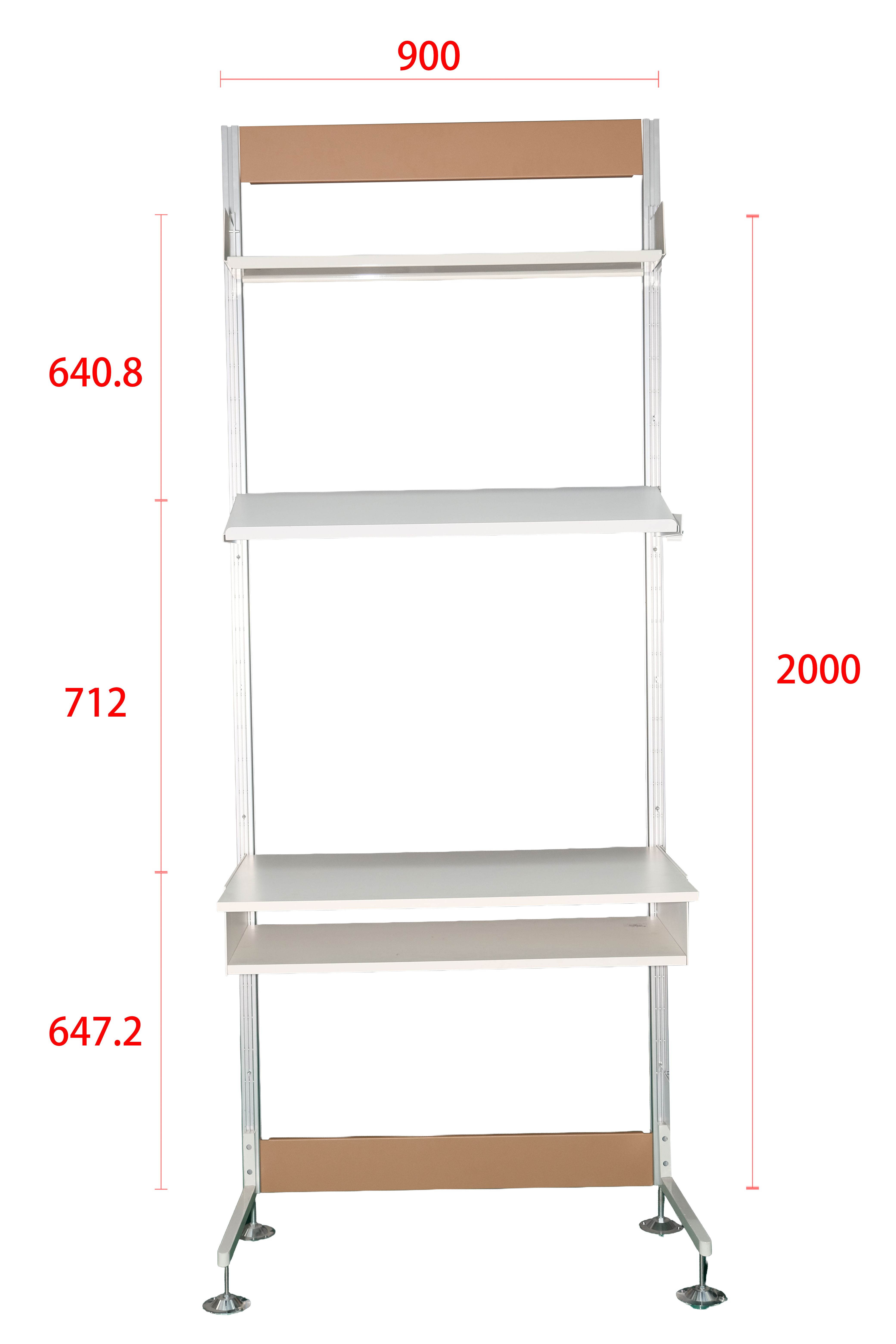 FreeFrame Series Modern Modular Storage Rack Standing Type Shelving System for Living Room Wardrobe Height Clothing Food
