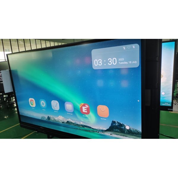 Interactive Touch Screen Whiteboard 65 75 86 98 Inch USB HDMI 20 Points Android 13 8+128G PC OPS Display For Schools