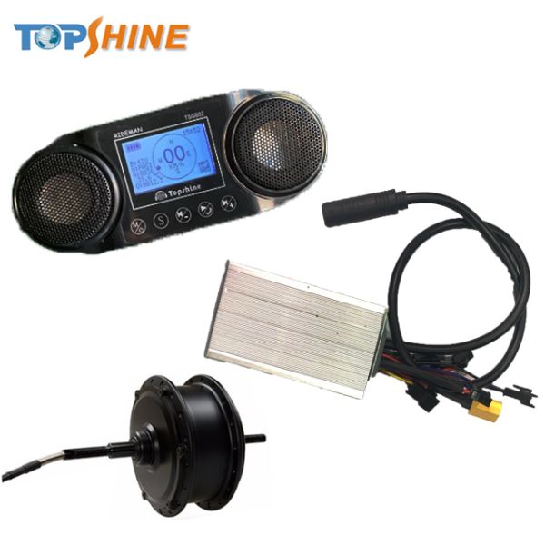 BT MP3 Player Digital Speedometer For Electric Bike Ebike Odometer