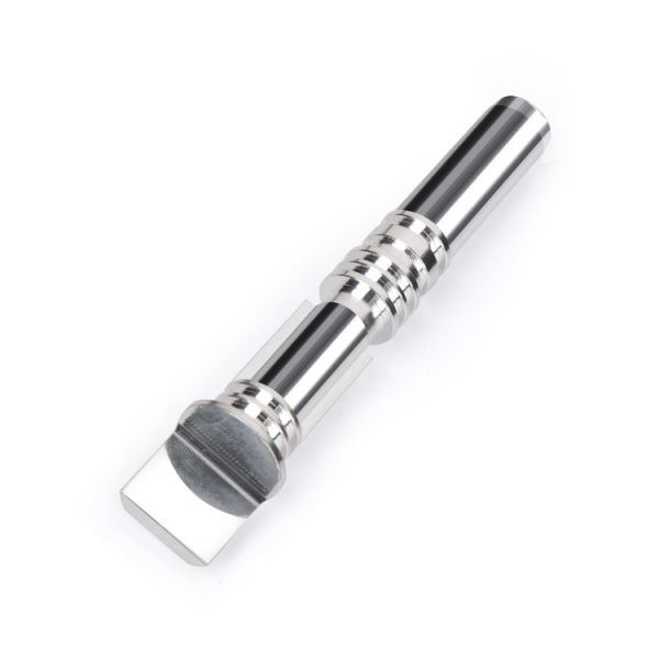 Silver Plated Copper Pin with Milled Flat, High Precision CNC Machined Electrical Connector Terminal