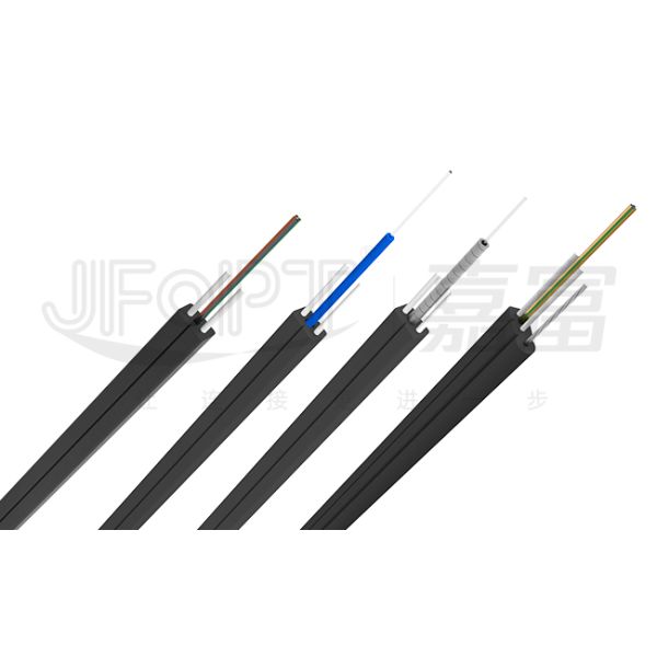 Butterfly Shaped Indoor Drop Cable FRP Single Core 2 Core Fiber Drop Cable