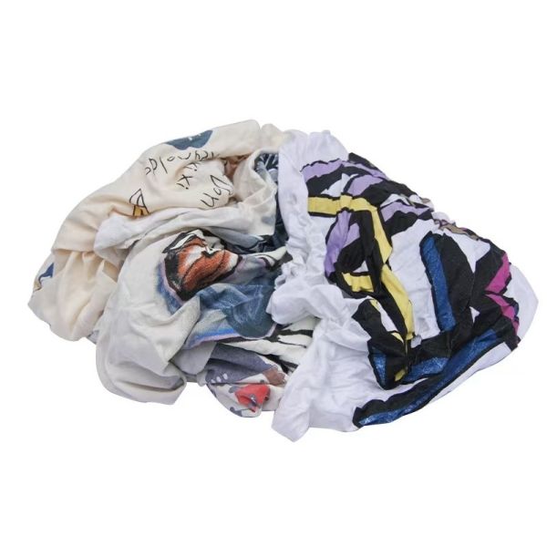 Towel Rags Mixcolor Rags White Towel Rags Cotton Yarn Bed Sheet Rags Mix Color Bed Sheet Rags High-Grade A 100 Cotton Light Colour Wiping Rags Cotton