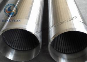 Quality Johnson Filter Water Well Pipe Low Energy Consumption , Welded Rings End Connection for sale