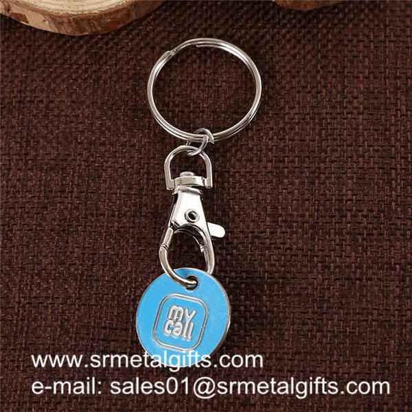shopping cart trolley token coin keychains