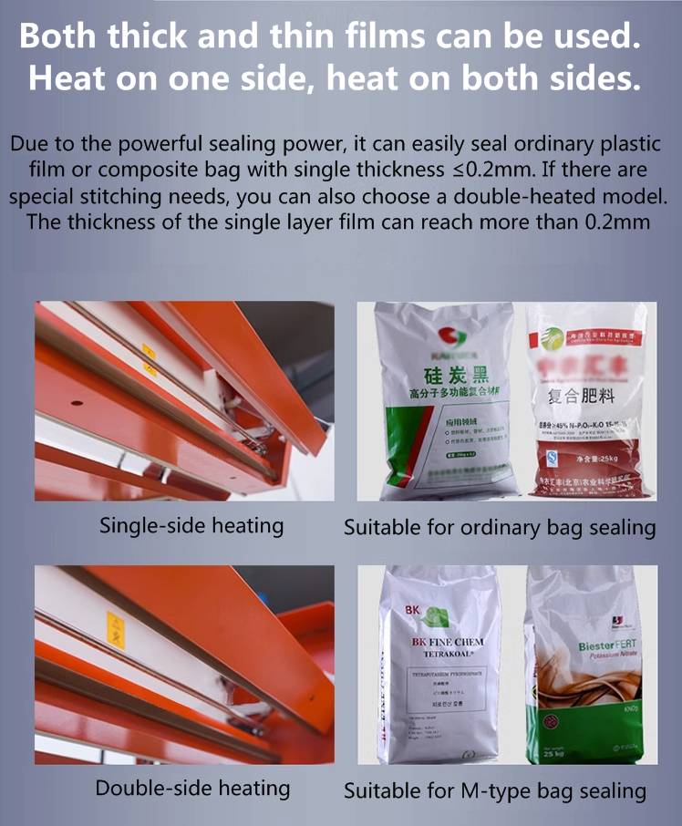 50KG Max Load Capacity Pneumatic Vertical Sealer for Retail Packaging and Preservation