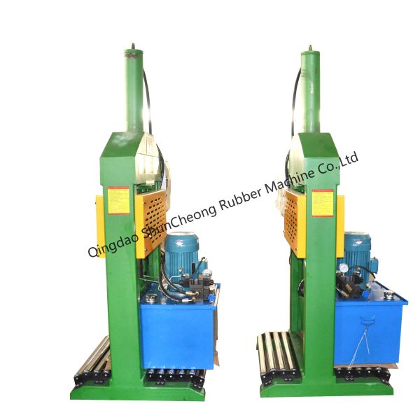 Long Life Hydraulic Forceful Rubber Bale Cutting Machine