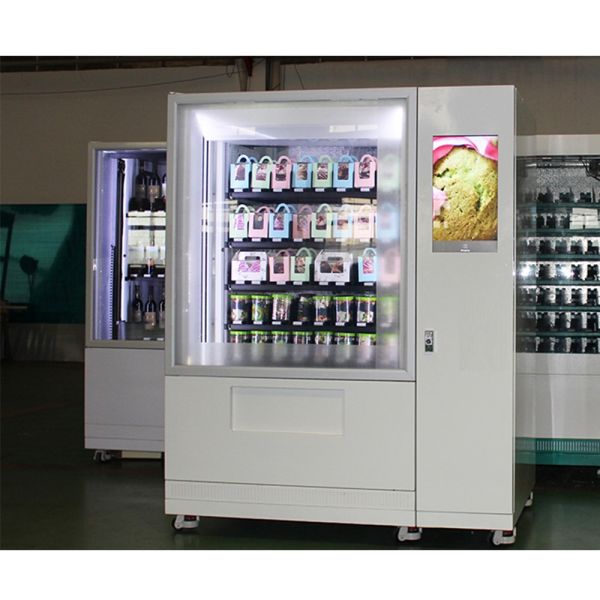 Fresh Fruit / Vegetables / Lunch Box Vending Machine With Elevator , FCC