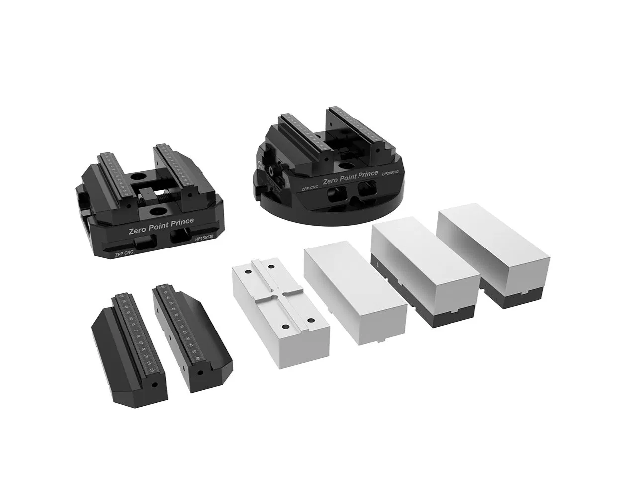 Quick Release Self Centering Zero Point CNC Workholding Vise