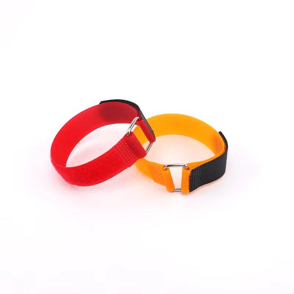 Reusable Hook And Loop Strap Adjustable Hook And Loop Fastening Cable Ties With Metal Buckle