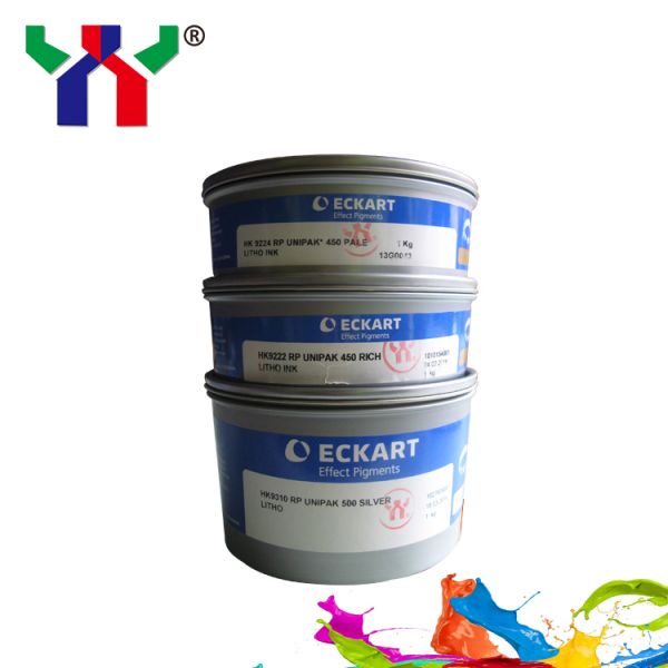 Eckart Solvent Based Gold and Silver Offset Printing Ink for Sheet-fed Paper Printing in 1kg/can