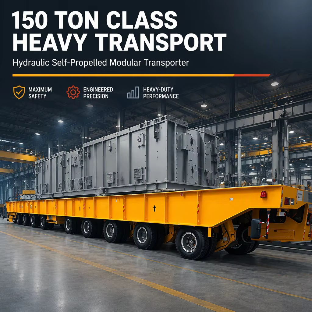 Ultra load continuous running temperature control SPMT Self-propelled Modular Transporter for petrochemical module hauling large rolling mill moving