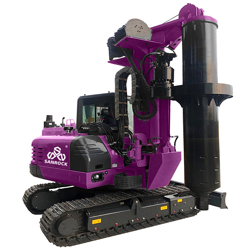 Rotary Pile Drilling Rig Machine Building Foundation Construction Equipment Crawler Drilling Rig