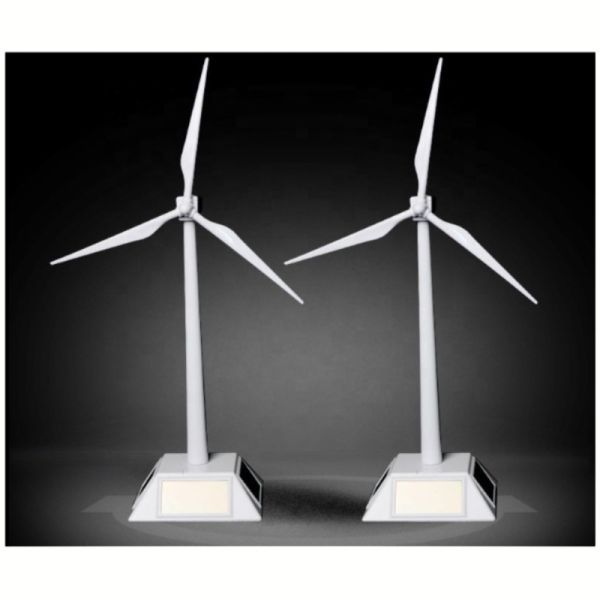 Portable Solar Windmill Toy Featuring Lightweight Construction Suitable for Science Experiments and Kids Learning