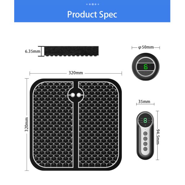 90mAh Muscle Stimulator EMS Foot Massager