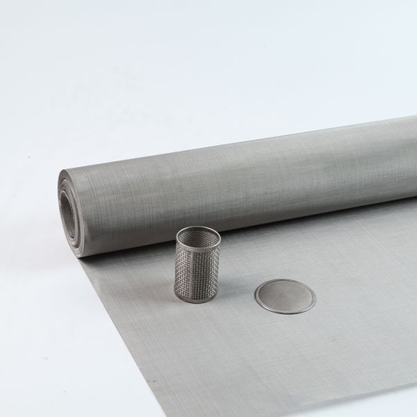 Various Size Silver 304 Stainless Steel Wire Mesh Filter Disc Flat Round Shape Woven Wire Mesh Screen Strainer
