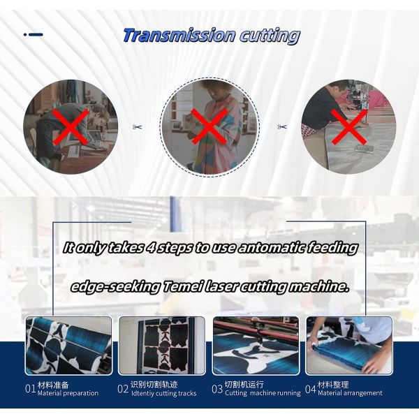 Visual Camera CO2 Laser Cutting Machine 130W 150 Watt Co2 Laser Cutter For Fabric