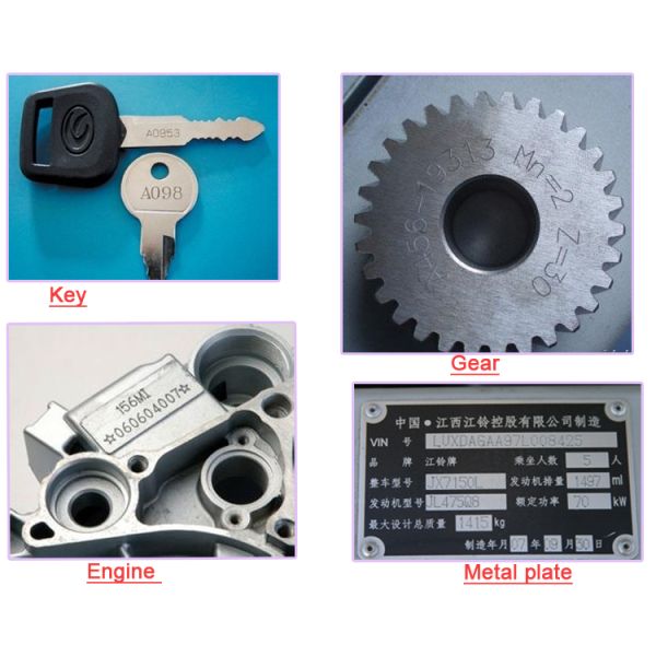 High Precision Portable Dot Peen Marking Machine For Logo , Dot Matrix Machine