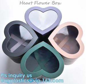 Quality Different Design Cardboard Luxury Packaging Box For Flowers with custom Logo,GIFT SET BOX,KEY CHAIN BOX,HEART FLOWER BOX for sale