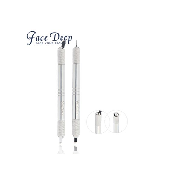 New Arrival Face Deep Double Heads Autoclavable Microblading Pen For Perfect Brows