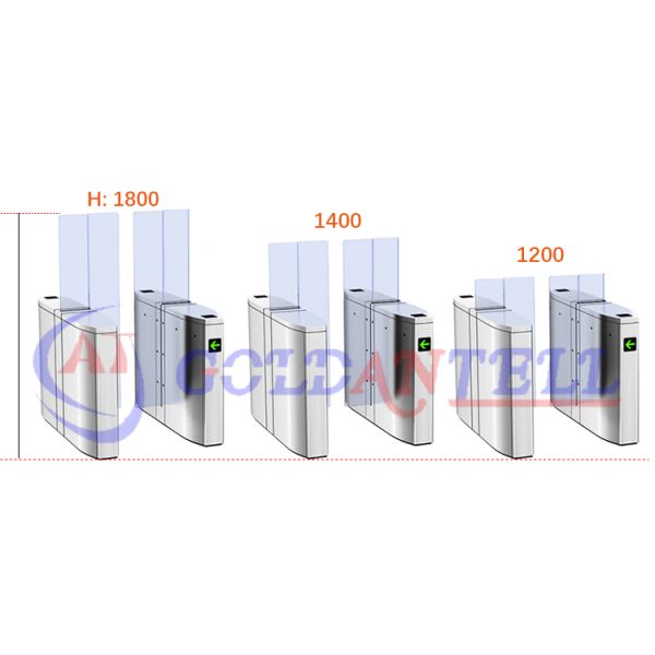Anti Tailgate Full High Security Turnstile Gate Double Lane Entry System