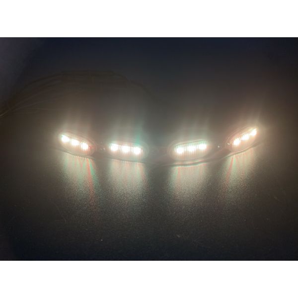 Daytime Running LED Grille Lamp Front Grille Warning Light Front Bumper Cover Light