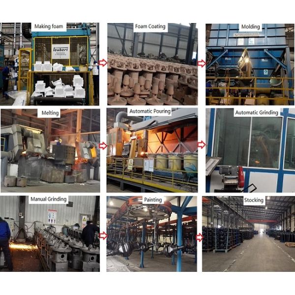Shot Blasting Smooth Surface Iron Casting Torcon Case