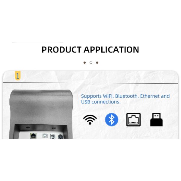 80mm Thermal Pos Printer Multiple Interfaces Usb Thermal Receipt Printer and Affordable