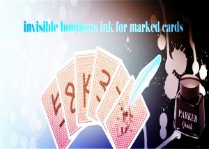 China Magic Trick Luminous Ink With A Marker Pen For Making Poker Invisible Marks on sale