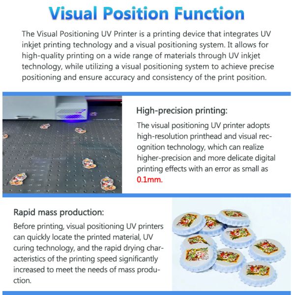 High-Accuracy 6090 UV Flatbed Inkjet Printer Automatic Grade Machine with CCD for Glass Board and Card Printing