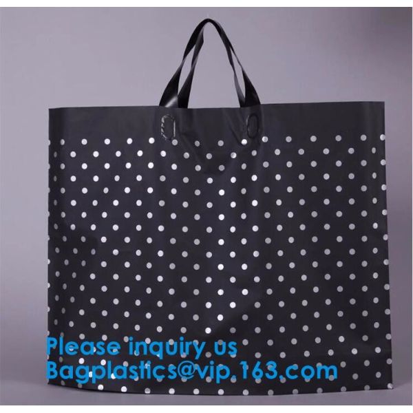 Eco Friendly Green Pack Solf Loop Plastic Bags/ Cheap Flexiloop Bags/ Soft Loop Handle Biodegradable Bags