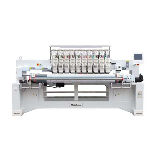 10 Heads Quilting Embroidery Machine 6 Needles With Sequin Function