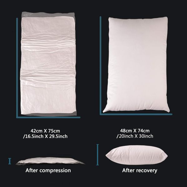 Hotel Collection Fluffy Down Alternative Pillows with Softness and Customized Color