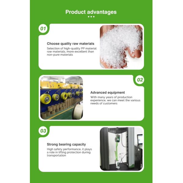 Industrial Custom Plastic PP Strapping Polypropylene Packaging Manual And Automatic With 5-19mm Width Longer Length