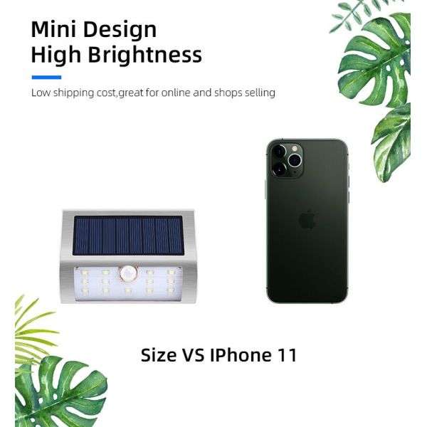 50000 Hours Working Lifetime Powered Motion Security Led Work Solar Light for Road Yard